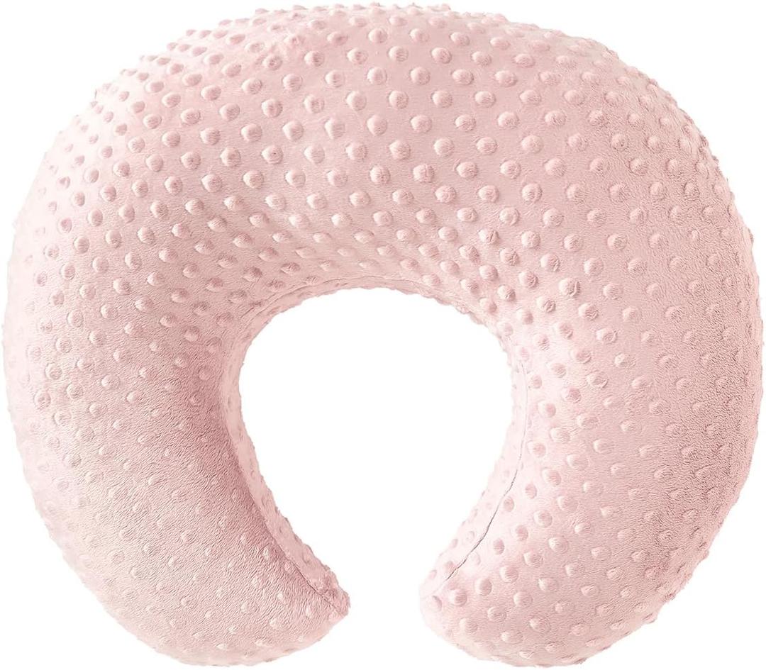 Nursing Pillow for Breastfeeding and Bottle Feeding More Support for Mom and Baby,Soft Newborn Nursing Baby Pillow， Machine Washable (Sepia Rose)