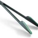 Lékué Grey with Green Tongs, 2.44 x 2.01 x 11.18inch Tongs