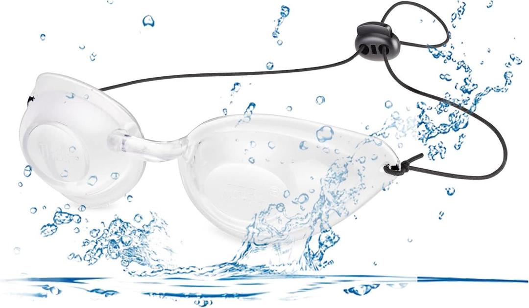 Hydrating Dry Eye Relief Sleep Mask, CPAP Moisture Eye Mask for Sleeping, Best Sleep Eye Mask for Woman Man (Transparent)