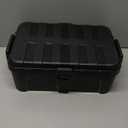 Flemoon Large Outdoor Electrical Box (12.5 x 8.5 x 5 inch), IP54 Waterproof Extension Cord Cover Weatherproof, Protect Outlet, Plug, Socket, Timer, Power Strip, Holiday Light Decoration, Black