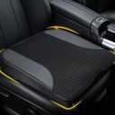 Lofty Aim Car Seat Cushion, Comfortable Memory Foam Seat Pillow for Driving, Sciatica-Back Pain Relief, Cushion for Car-Truck, Office, Wheelchair - Black, 18" 17"2.5"