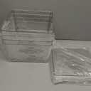 CLEARSPACE Plastic Storage Bins with Lids XL Perfect Kitchen Organization or Pantry Storage Fridge Organizer, Pantry Organization and Storage Bins, Cabinet Organizers, 4 Pack XL