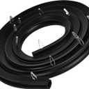 316239700 Range Oven Door Seal GasketL50.45 inchswith 12 Mounting Clips Compatible with Frigidaire Kenmore Ovens FEF303BWA FEF303CWA, Replace 833130 AP2126661 AH440011 EA440011 PS440011