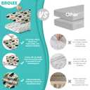 BROLEX Changing Pad Covers for Baby: Boy Girls Ultra Stretchy Soft 2 Pack, Brown Polar Bears