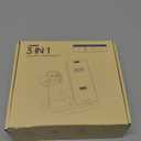 Wireless Charging Station 3 in 1 RJR Compatible with Apple Devices, Charging Dock for iWatch, Built-in Wireless Charger Stand for iPhone Series AirPods Gifts (with 18W Adapter) Graphite Black