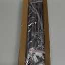 Bronze Curtain Rods for Windows 30 to 88 Inches with Brackets, Decorative 5/8 Inch Diameter Single Window Curtain Rod Set for Room Divider, Bedroom, Living room, Kitchen, Bathroom