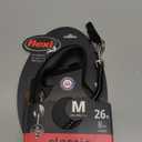 FLEXI New Classic Retractable Dog Leash (Cord), 26 ft, Medium, Black