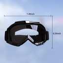Professional Motorcycle Motocross Goggles 2-Pack Dirt Bike ATV Riding Racing Wide vision Glasses Anti-Fog Scratch Windproof Dustproof Goggles for Adult Youth Kids Clear Lens
