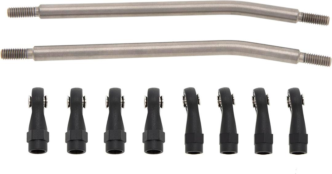 MEUS RACING TRX4 SCX10 Links Titanium Link Rod Linkage Set for Traxxas TRX4/Axial SCX10/Tamiya CCO1/Redcat Gen8 etc. (105mm)