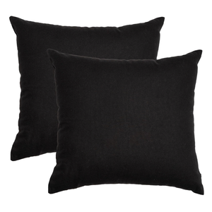 2 Pcs Black Pillowcases 23"x24" inch