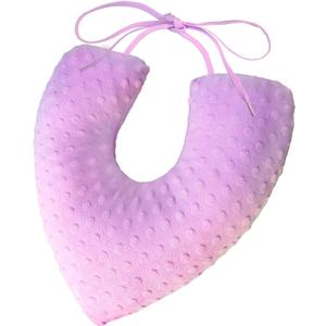 BELINOUS Lumpectomy Pillow, Mastectomy Surgery Breast Pillow, Post Surgery Pillow for Breast Cancer, Mastectomy Recovery Supplies for Sleeping & Arm Support - Breast Cancer Gifts for Woman (Purple)