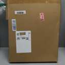 Pakusane Recycling Bin for Kitchen Indoor Home, Large 26 Gallon 100L Recycle Bin with Lid Removeable Reusable Inner Bag Bottle Can Glass Waste Plastice Stickers,Black