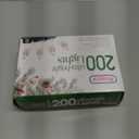 PREXTEX 200 Count Clear Christmas Tree Lights - 40 ft Warm Incandescent String Lights with Green Wire - Indoor and Outdoor Mini Light for Christmas, Holiday Decorations, Trees, Fences, Patios and More