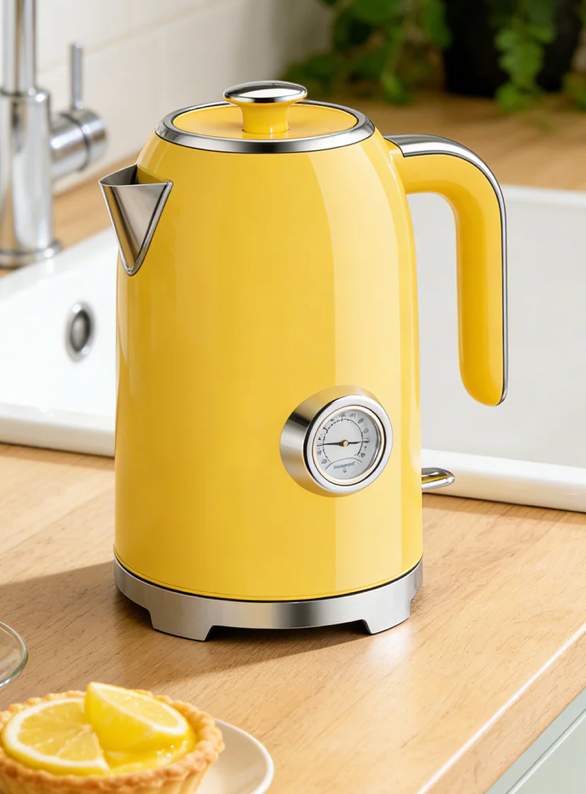Electric Kettle Fast Boiling 1.7L Stainless Steel Auto Shut Off for Home KE1309BT