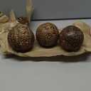 Kimona Decorative Ball Mango Wood Centerpiece or Individual Use Ideal for Use in Living, Dining Room | Coffee Table and House Dcor (Set of 3), (3" x 3" x 3")