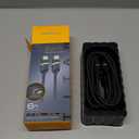 Titan DisplayPort Cable with LED Gaming Light, 2.0 DP Cable, 16K with 8K@120Hz and 4K@240Hz, 6 Ft Braided High Speed Display Port Cable, 80Gbps Data Transfer for Gaming Monitor, TV, PC, Laptop, 69250