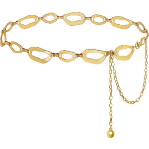 Suyi Waist Chain for Women Ladies Chunky Chain Belt for Dresses