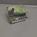 for MTG Commander Deck Box,Card Deck Box for Trading Yugioh MTG,Fits 100 Double Sleeved Cards,PU Leather Strong Magnet Case for Magic Commander TCG CCG,Green Black Cat