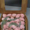 IPOPU Pink Flowers Silk Rose Heads 25PCS Fake Roses Artificial Flowers Real Touch for Wall Decoration Bouquet Flower Heads Bulk Wedding Centerpieces