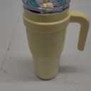 Reduce 24 oz Stainless Steel Tumbler with Handle - Dual-Wall Vacuum Insulated Travel Mug, Sweat-Proof Lid & Reusable Straw - Keeps Drinks Cold for 24 Hrs, Fits Cupholders, Dishwasher Safe -Pina Colada