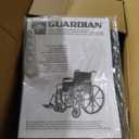 Medline Lightweight Wheelchair for Adults With Swing-Back, Desk-Length Arms, Elevating Leg Rests; 18W" x 16"D Seat