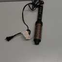 Upgraded Infrared Bounce Brush, Heated Thermal Round Brush with 5 Heat Settings & LED Display, 1.5 Inch lonic for Hair Straightener & Curling Wand, Dual Voltage, Blowout Look, Gifts for Women