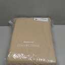 Bedsure Cotton Duvet Cover Queen - 100% Cotton Waffle Weave Khaki Duvet Cover Queen Size, GentleSoft and Breathable Tan Bedding Set for All Season, 3 Pieces, 90"x90"