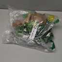 Crested Gecko Tank AccessoriesReptile Vines Plants with Coconut Shell Ladder Hideout Hermit Crab Decor for Bearded Dragon Lizard Chameleon Tortoise Snake