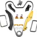3.5L 3.7L 90738S Timing Chain Kit Fits for Ford Edge Explorer F-150 Flex Mustang Taurus 2011 2012 2013 2014 2015 2016 2017 2018 2019 V6 DOHC Naturally Aspirated