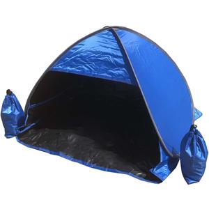 Small Pop-up Head Tent Portable Beach Shade with Two Sand Bags, Mini Beach Tent Pet Shade for Dogs/Cats