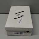 MIRAAZZURRA Platform Strappy Heel Sandals Square Open Toe Two Strap Chunky High Heeled Sandals with Buckle Ankle Strap for Women Party Wedding Dress (7, Black-matte)