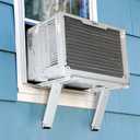 Jeacent Window AC Bracket No Drill, Heavy-Duty Window Air Conditioner Support Bracket, Up to 200lbs, Fits Single or Double Hung Windows