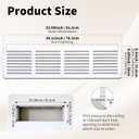 Return Air Grille Cover 32“ x 8.5” (Fits 30 x 6 Duct Opening), Durable MDF