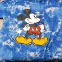 Disney Mens Mickey Mouse Shirt - Classic Mickey Mouse Tie Dye Tee Shirt - Mickey Mouse Tie Dye Wash Graphic T-Shirt, L