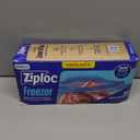Ziploc Gallon Food Storage Freezer Bags, Stay Open Design, Easy to Fill, 66 Count
