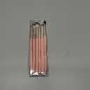 Eye Makeup Brush Set, 6 Pcs Professional Blending Eyeshadow Makeup Brushes for Concealer Eyebrows Eyeliner, Soft Hairs & Wood Handle (Baby Pink 6pcs)