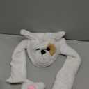 Animal Hat with Ears Moving Jumping Pop Up Beating Hat Plush Holiday Cosplay Dress Up Funny Gift for Kids