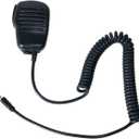 Caroo Handheld Speaker Mic 1 Pin 2.5mm Shoulder Microphone with Reinforced Cable Compatible with Cobra Walkie Talkie Two Way Radio Accessories