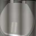 Mayfair Cassel Slow Close Toilet Seat, Easy Clean, Non Slip Premium Wood Seat, Easy Install, Made in USA, Round, White