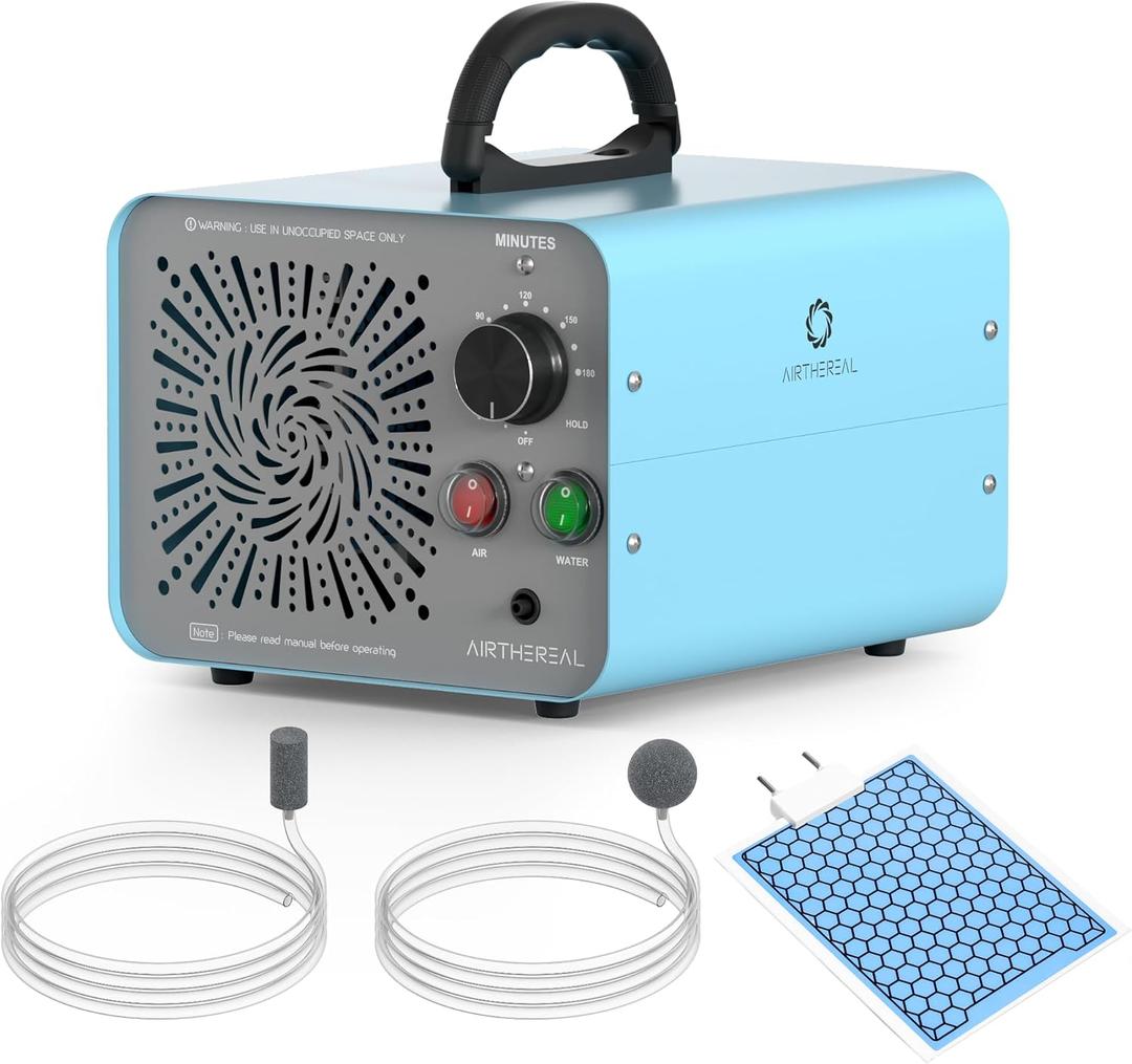 Airthereal Bundle | MA25L Water Ozone Generator and Spare Ozone Plate Filter - Dual-Mode Ozone Machine for Water and Air Purification