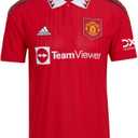 adidas Men's adidas Manchester United Home Jersey (X-Large, Real Red)