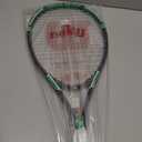 Wilson Tour Slam Adult Recreational Tennis Racket - Grip Size 4 - 4 1/2", Grey/Green