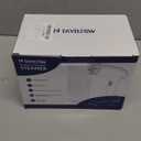 Powerful Handheld Fabric Steamer - 1800W with Fast Ceramic Heat-Up Plate, 2-in-1 Ironing & Wrinkle Remover, Steam Nozzle, Lint Brush - White, for US 120V Only