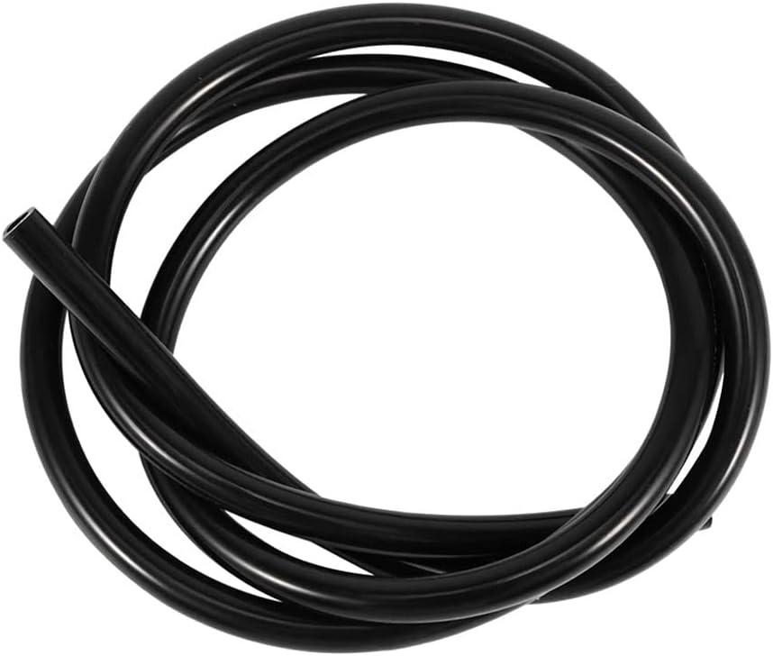 JoyTube Black Food Grade Silicone Tubing 3/16" ID x 5/16" OD 6.6 Feet High Temp Pure Hose Tube for Pump Transfer