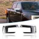 Chrome Mirror Covers Fit for Ford F150 2021-2025 Side Mirror Caps With Turn Signal Model