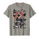 Best Cat Dad Ever Siamese Samurai Funny Daddy Father Day T-Shirt XL Gray