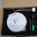 4K Ultra WiFi Hidden Camera, Smoke Detector Shaped Cameras with Clear Night Vision, 800mAh Rechargerable Battery,Video Recording, with Wired 120V AC Connector Home Security Cam (9120 Model) (White)