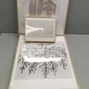 Framed Matisse Abstract Neutral Wall Art, 5 Piece Large Beige Canvas Prints Set, Modern Minimalist Geometric Botanical Paintings for Living Room, Bedroom, Hallway, Home Office, Guest Room (8"x10"x1Pc+12"x16"x2Pcs+16"x16"x1Pc+16"x24"x1Pc)