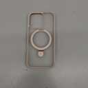 TORRAS Desert Titanium for iPhone 16 Pro Max Case, [Military Grade Drop Tested][Fit for MagSafe] [Built-in Stand] Translucent Slim Soft Edge Case for iPhone 16 Pro Max 6.9" 2024, Rose Gold