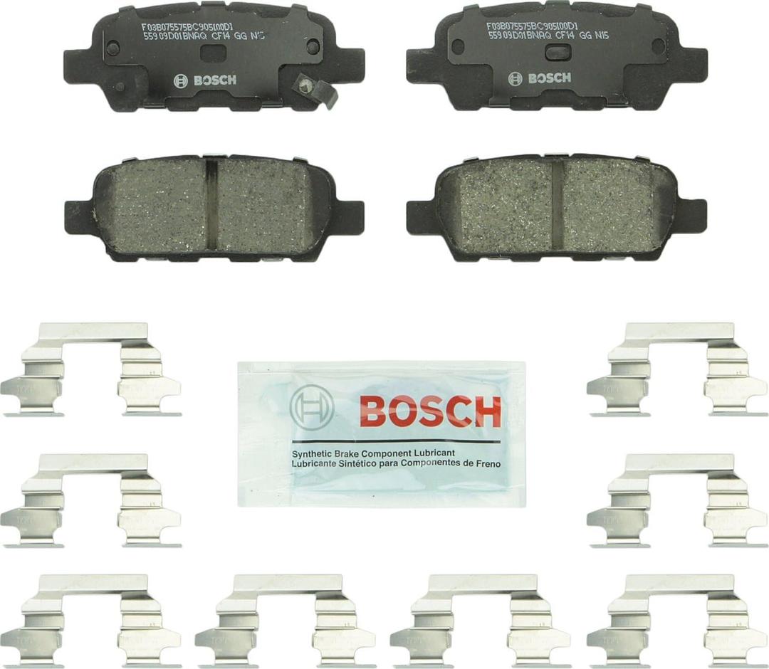 BOSCH QuietCast Kit - BC905 Brake Pad & 40011030 Rotor - REAR